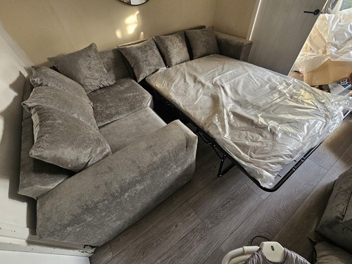 Grey corner sofa - grey,