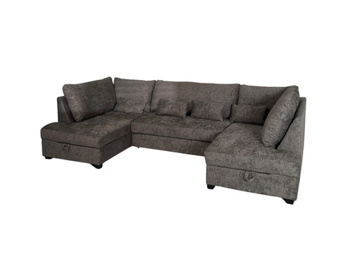 Shape sofa bed with double - u,