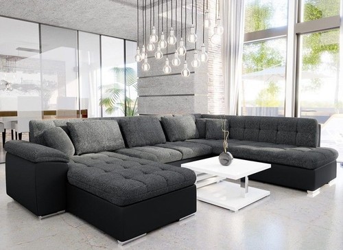 Shaped corner sofa bed with - u-shaped,