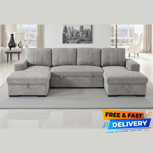 Como grey shape corner - shape, sofa