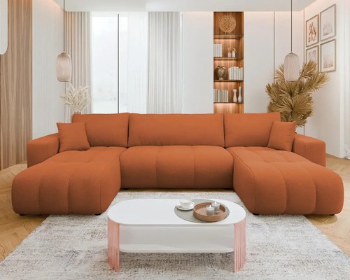 Shaped corner sofa - u-shaped,