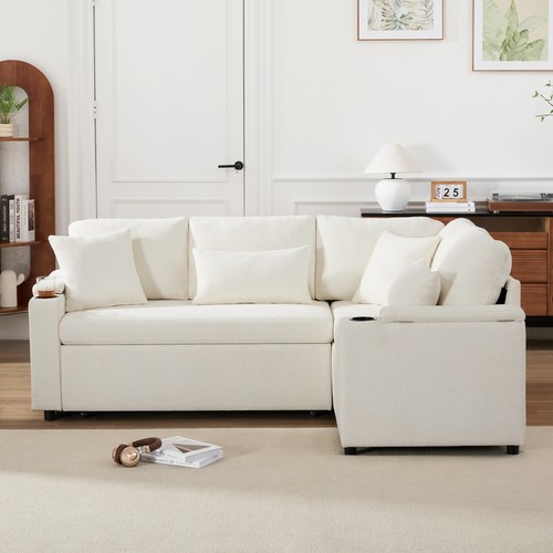 Shaped corner sofa bed - corner,