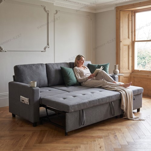 Shaped corner sofa bed 3 - corner,