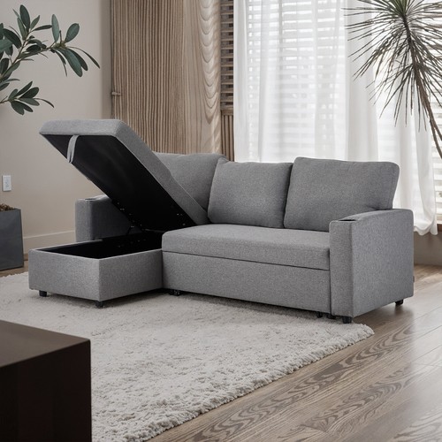 Seater corner sofa bed with - seater,