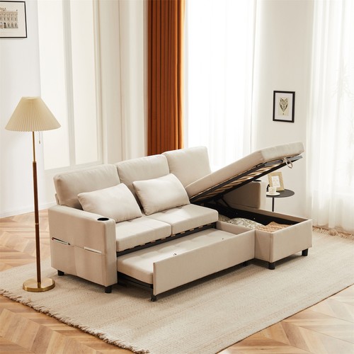 Pull out sofa bed shape - pull,
