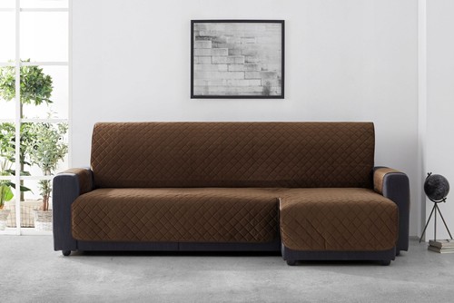 Velvet sofa cover right corner - sofa,