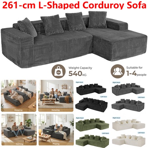 Jumbo cord shaped corner - l-shaped,